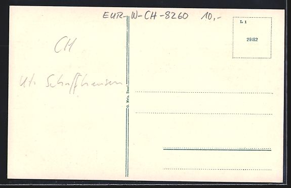 Cartoline postali: Stein a. Rhein, Fassaden alter Häuser – Usato da Berlin venduto da bartko-reher 1