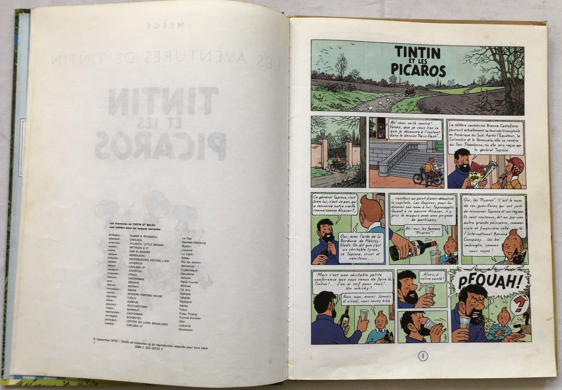 Fumetti: TINTIN - 23 - Tintin et les Picaros – Usato da Schaffhausen venduto da durruti 2