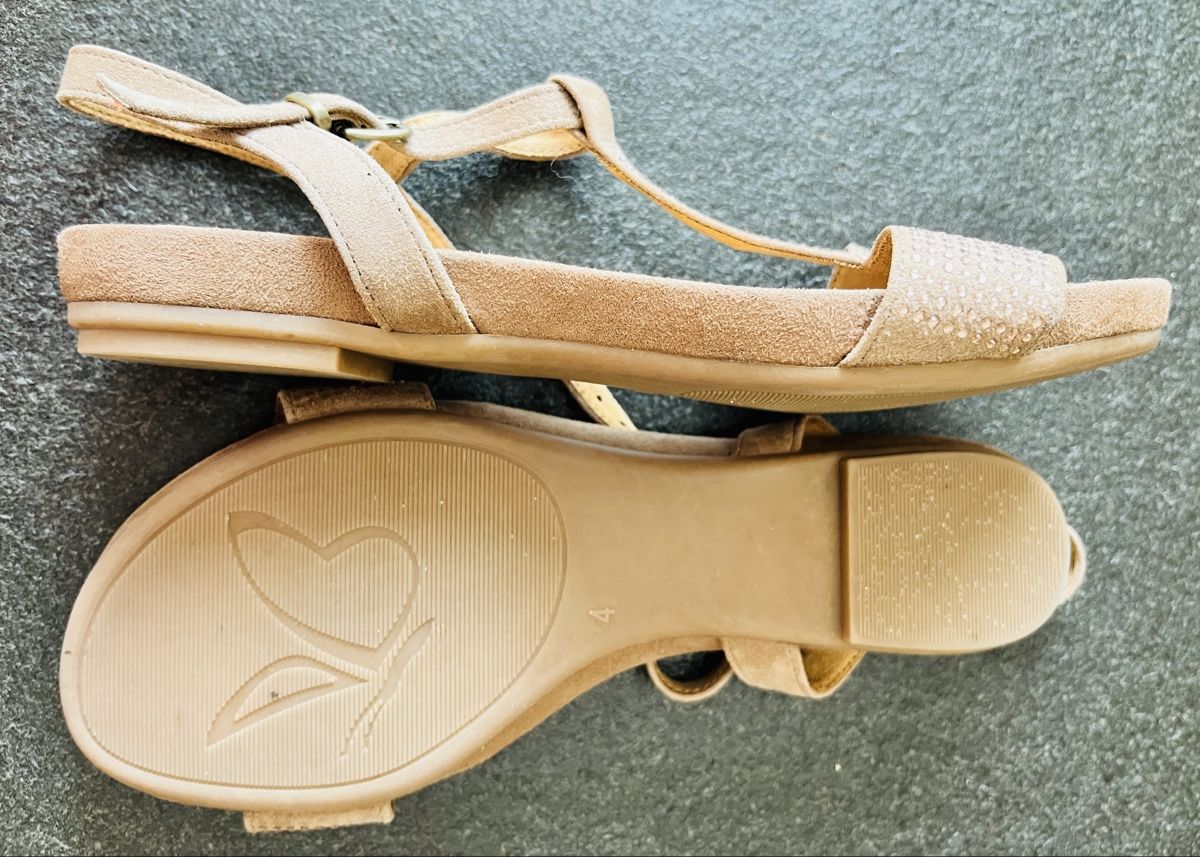 Damenschuhe: leichte Sandalen Leder Rosatonig Gr 37 – Gebraucht aus Ittigen von franzis6 2
