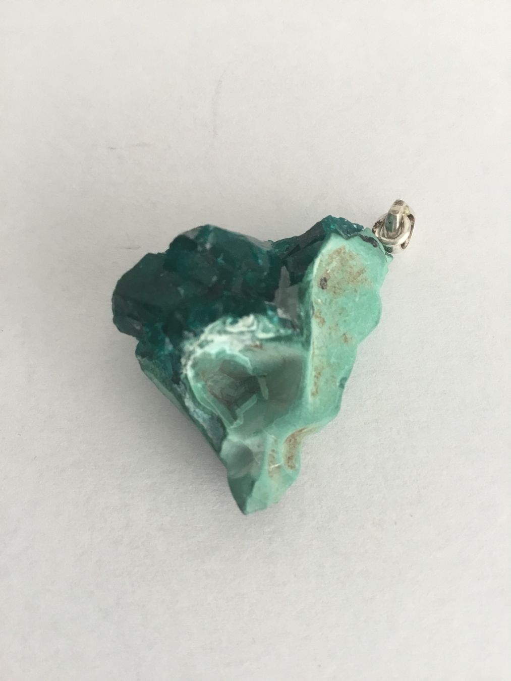 Minerali & Pietre curative: Anhänger Dioptas Heilstein – Nuovo e nell'imballaggio originale da Doppleschwand venduto da lapis106