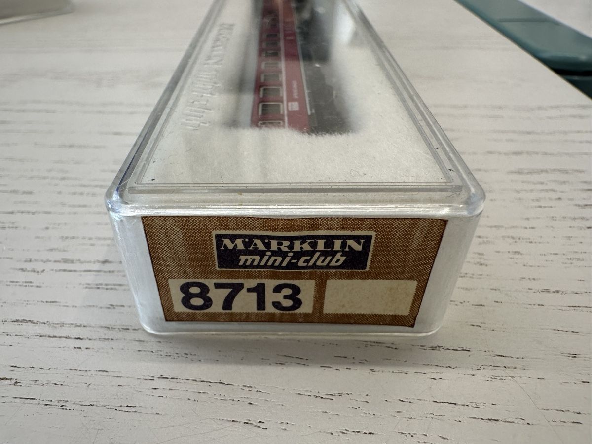 Märklin Modellini di ferrovie: Märklin 8713 DSG Speisewagen – Usato da Lupsingen venduto da New-Haven 1