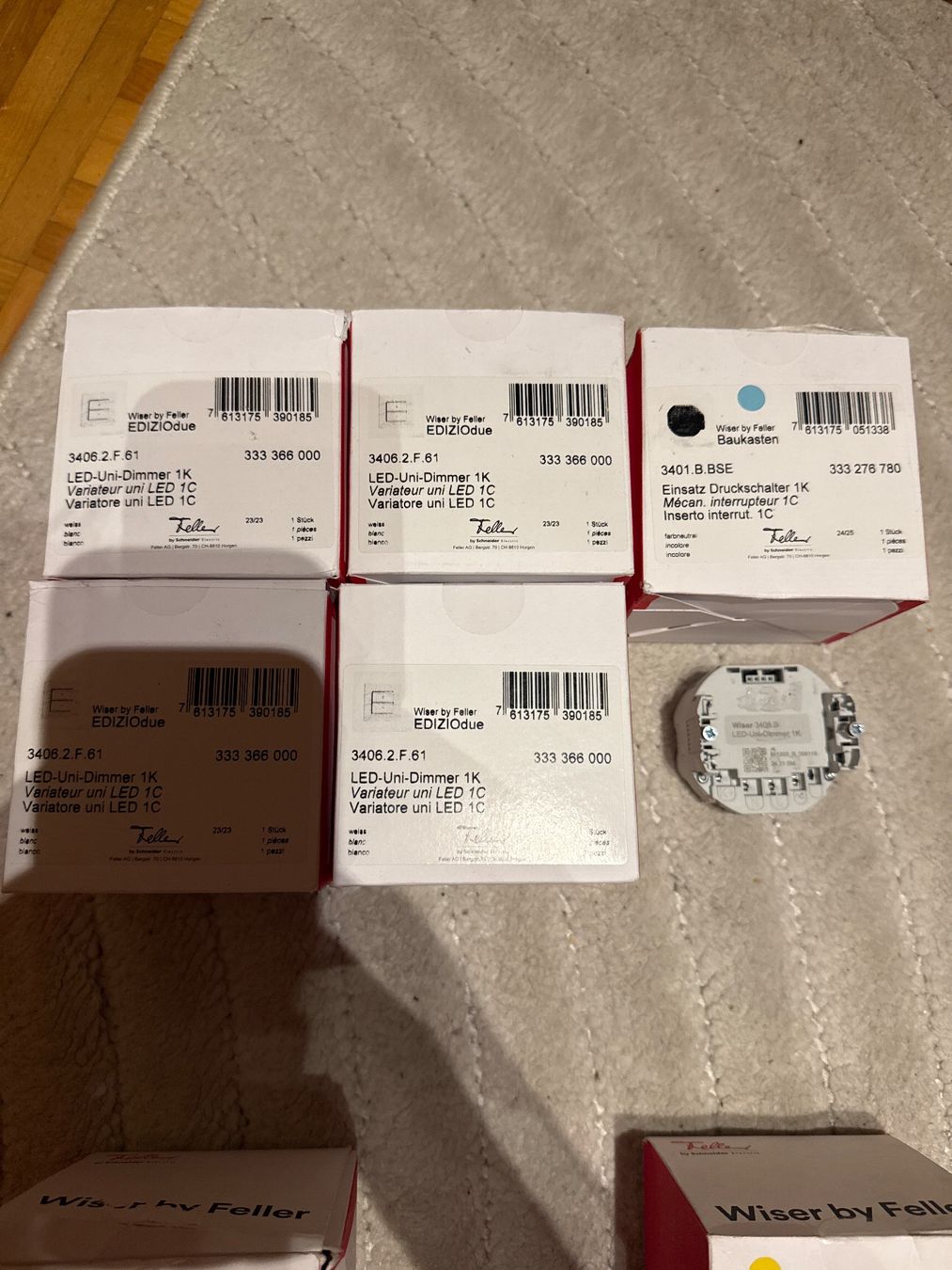 Interruttori: Feller Wiser LED Dimmer, HS – Nuovo e nell'imballaggio originale da Vicosoprano venduto da Alessandro__C