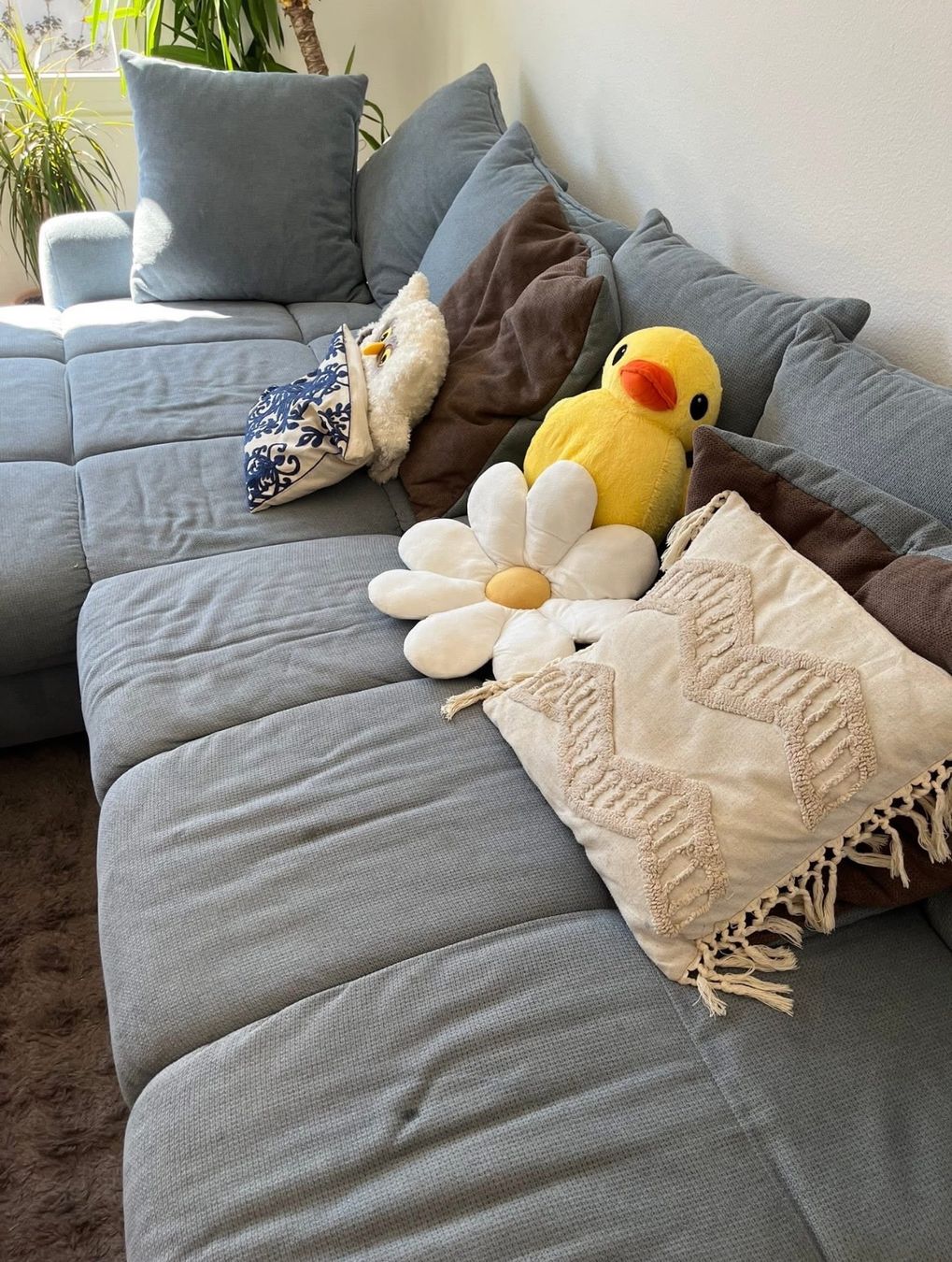 Divani: Gemütliches Ecksofa, hellblau, grosszügig & bequem! – Usato da Zürich venduto da ste_952b 1