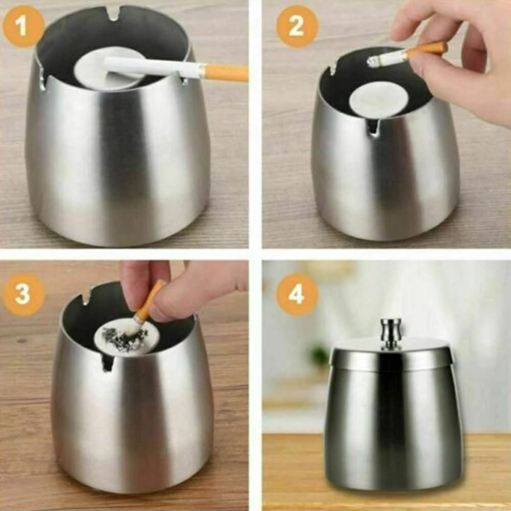 Portacenere: Aschenbecher Sturmaschenbecher Edelstahl – Nuovo (secondo la descrizione) da Thun venduto da Newnewshop 6