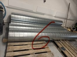 Lüftungsrohre und Zubehörteile Stahl neu