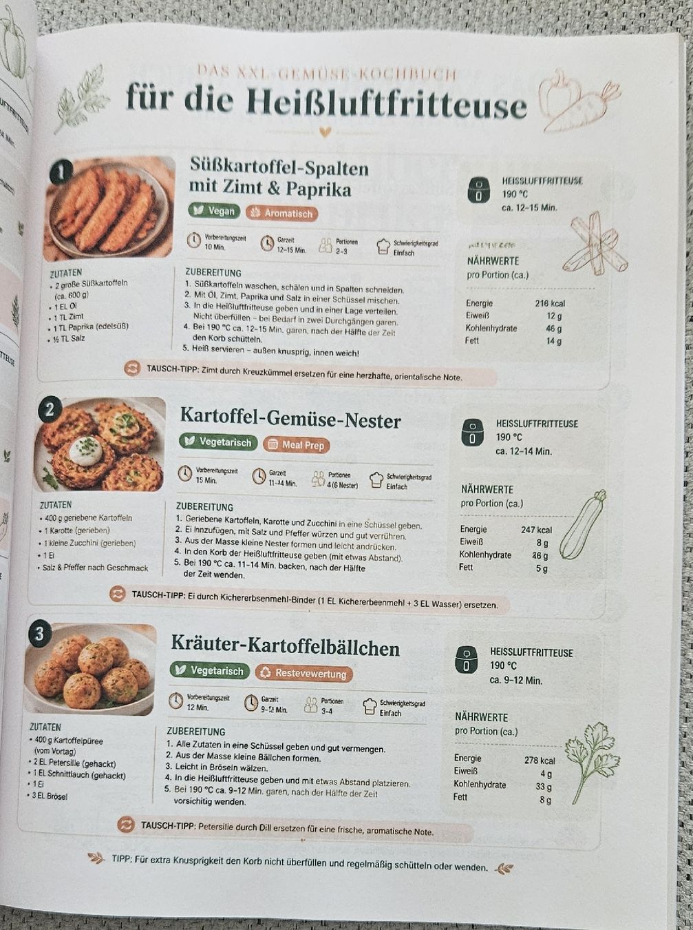 Livres: Kochbuch Heissluftfritteuse  – Neuf avec emballage d'origine à Näfels par mmjx 2