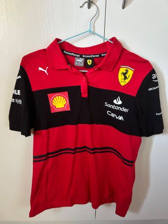 Puma Ferrari Polo Shirt rot Grösse S