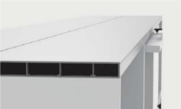 Regale: Denz D3 Alu-Abdeckungen (2.40m / 3 Module lang) – Gebraucht aus Zollikofen von Macmax3