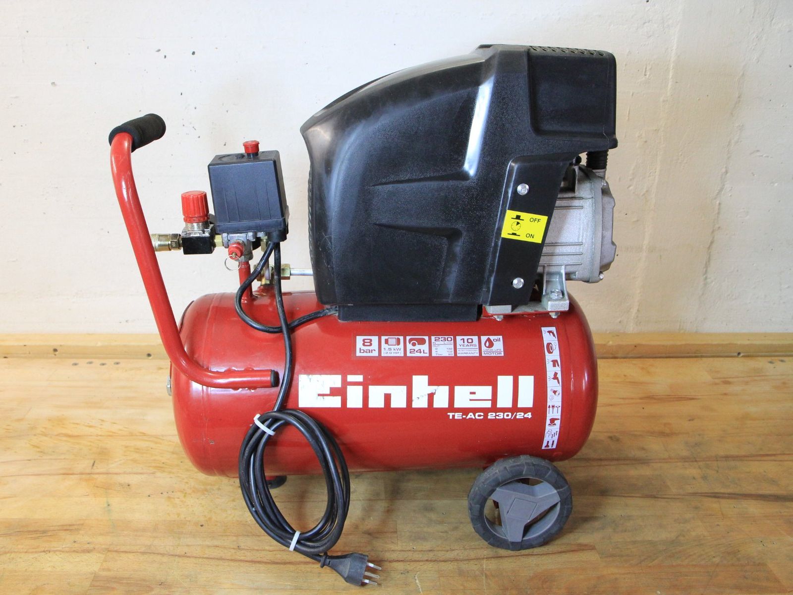 Einhell Tutti gli attrezzi: Kompressor Einhell TE-AC 230/24, 24 Liter, 8 Bar – Usato da Hölstein venduto da Kraftpaket 5