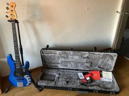 Fender American Ultra II Precision Bass EB, Noble Blue