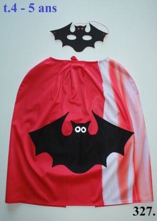 Cape chauve-souris / Fledermaus   t. 4 - 5 ans          NEU!