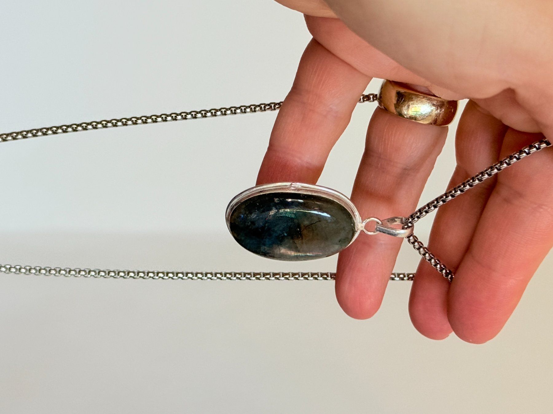 Ketten: Collier  Labradorite Neuf – Neu und originalverpackt aus Genève von AWWA 3