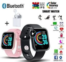 Y68 Smart Watch Schwarz mit diversen Funktionen (Neu OVP)