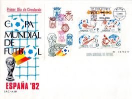 COPA MUNDIAL DE FUTBAL ESPANA 82 GROSSBRIEF ET - NN32