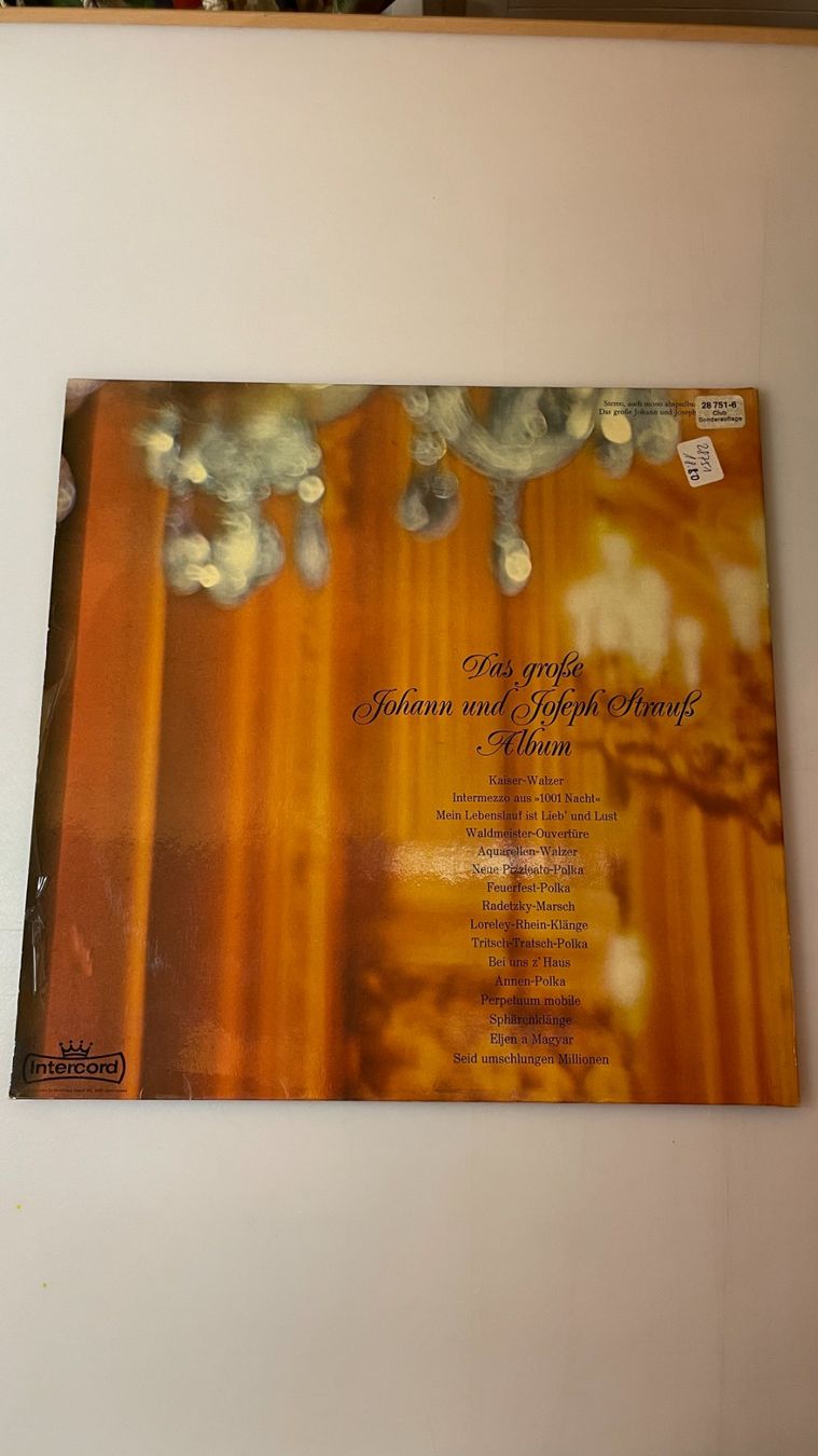 Schallplatten: Kaiserwalzer Schallplatte - Johann Strauss - 2 Schallplatten – Gebraucht aus Glattfelden von flomiking 1