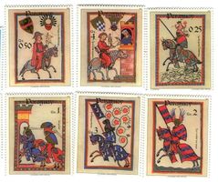 Briefmarken "Ritter". Paraguay.