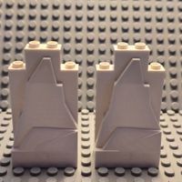 Lego 2x Bergspitzen weiss