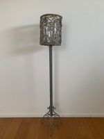 Dekorative Stehlampe, Metall/Glas, für drinnen, Top!