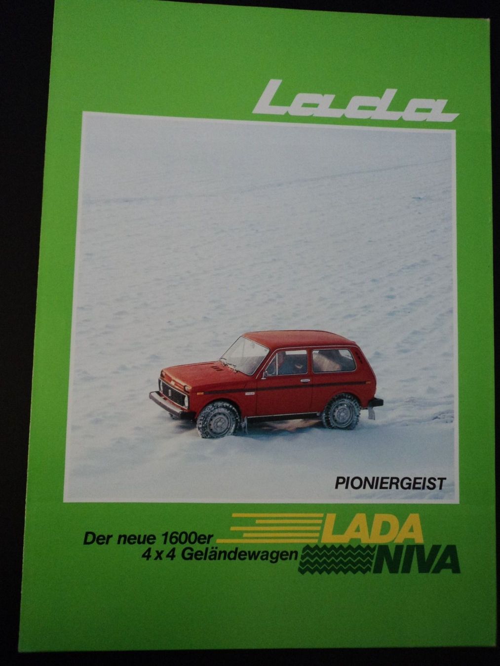 Lada Documenti: Prospekt Lada Niva 1600 4x4 1979 – Usato da Schwarzenburg venduto da modelCARama 3
