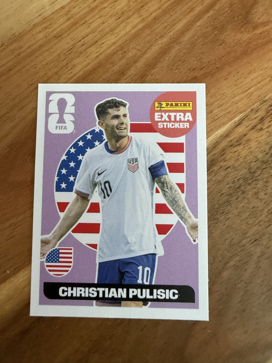 Panini Carte collezionabili: Extra Sticker Christian Pulisic – Nuovo e nell'imballaggio originale da Maienfeld venduto da Marija123
