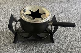 Fondue Chinois  Set mit Topf und Gestell guter Zustand