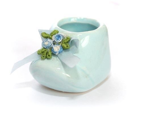Toutes les décorations: Keramik Babyschuh hellblau (5Stk.) – Neuf (Voir description) à Schlatt TG par kreativ-atelier