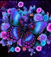 Diamant Painting Schmetterling 20x20cm