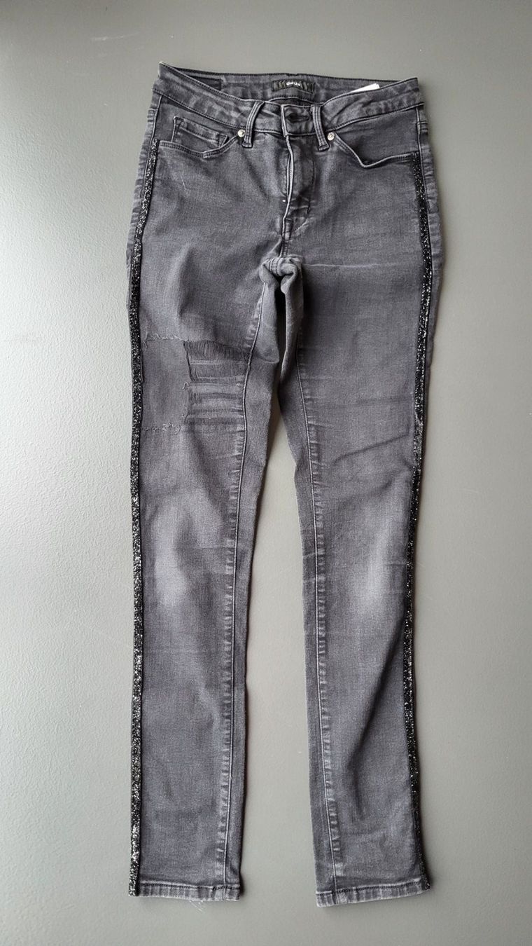 Opus Hosen: Jeans Gr 34 Elma Soft Glitter – Gebraucht aus Zürich von Sibetti