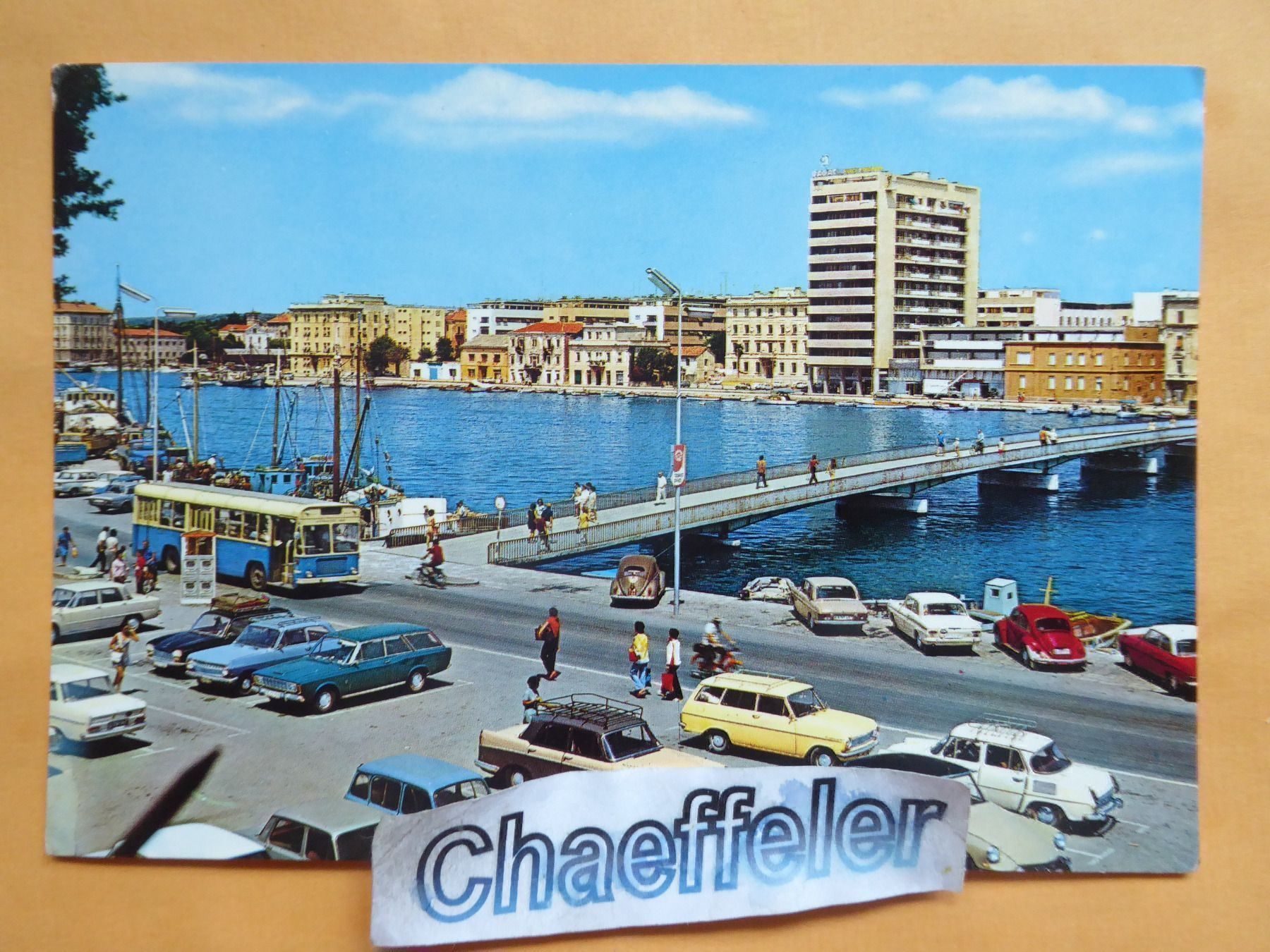 Cartoline postali: ZADAT  Jugoslavija – Usato da Zürich venduto da Chaeffeler