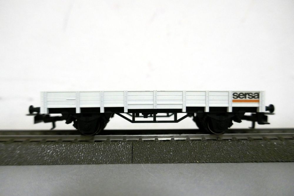Märklin 4471 sersa Niederbordwagen, weiss ohne Beladung (Neu und ...