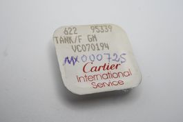 Cartier Tank francaise GM crown blue stone 2302
