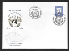 Sonderbrief S. 605 20 Jahre UNO Genève 24.10.1965