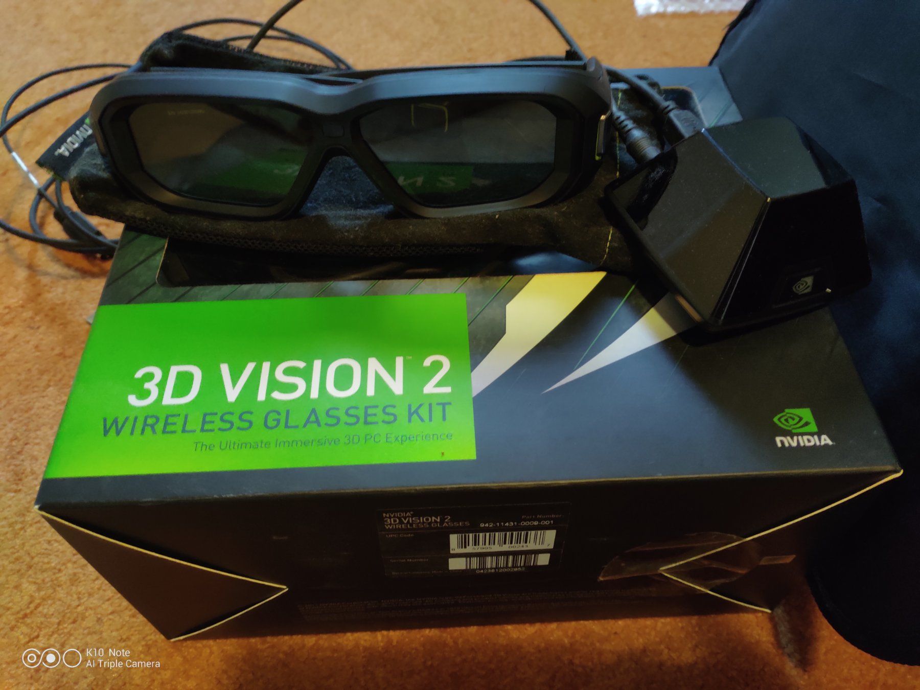VR Brille: Nvidia 3D Vision2 mit passendem Beamer – Gebraucht aus Radelfingen von Jr12 1