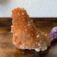 ✲ Hundezahn Honig Calcit ✲ 323g / 92mm Dogtooth Calcite