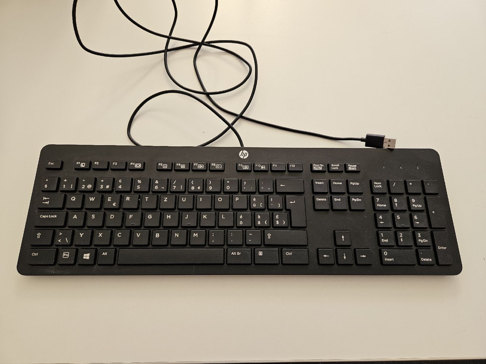 Hewlett Packard Tastiere: HP Tastatur - USB Kabel – Nuovo (secondo la descrizione) da Zürich venduto da zweistein03