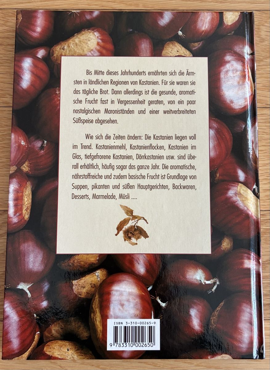 Bücher: DAS KASTANIEN KOCHBUCH (1997) – Gebraucht aus Sarnen von m-basic 1