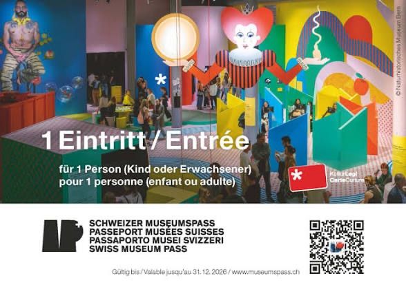 Tickets: 2 Eintritte, Schweizer Museen nach Wahl www.museumspass.ch – Neu (gemäss Beschreibung) aus Schlieren von Andre205