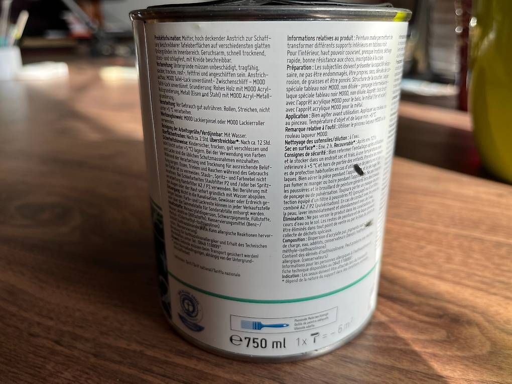 Colori: Tafellack farbe offen – Usato da Rotkreuz venduto da Vauban 2