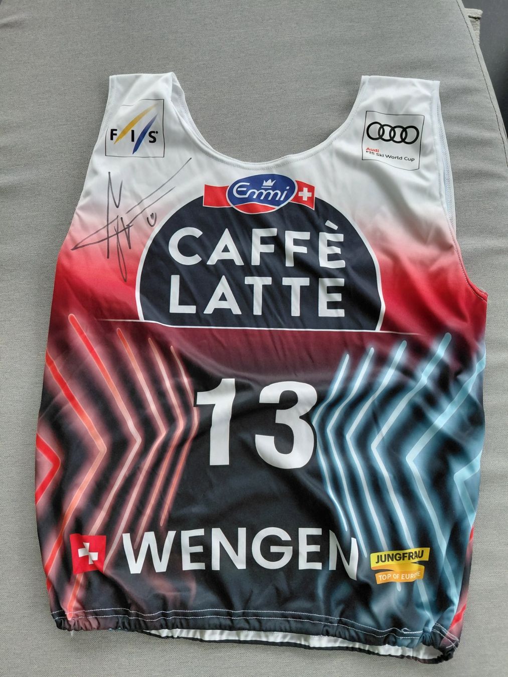 Autogramme: Original Startnummer Ski Weltcup Lauberhorn  Unterschrift F. – Gebraucht aus Schmerikon von Olympia04