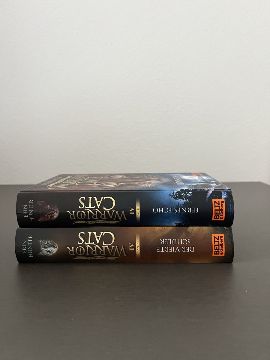 Libri: Warrior Cats - Der vierte Schüler & Fernes Echo – Usato da Malters venduto da sha_8znf 2