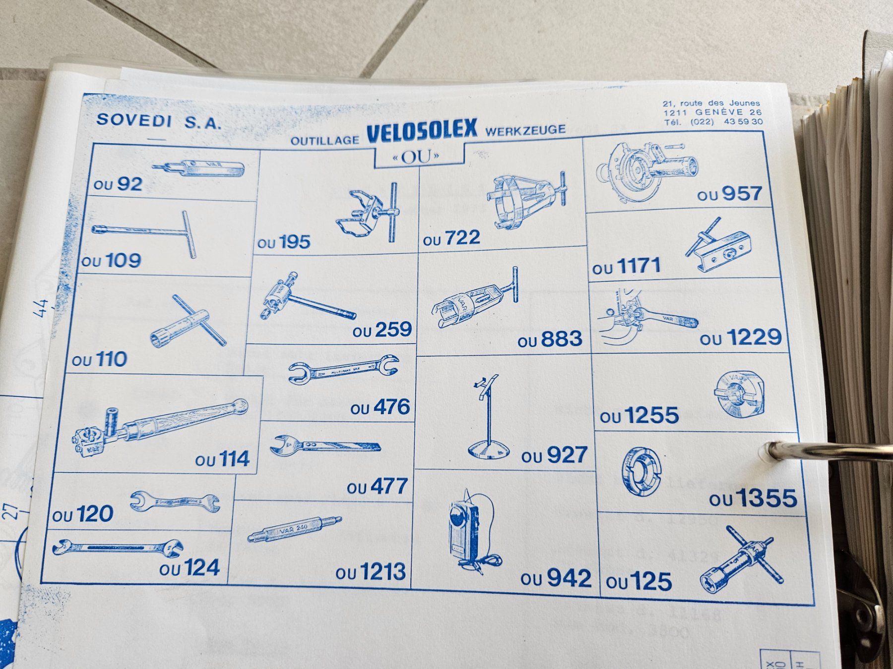Documenti: Velosolex Ersatzteillisten und Bilder – Usato da Bülach venduto da Steinmaler98 5