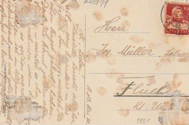 Cartoline postali: AG 11 Vindonissa bei Brugg, 1921 – Usato da Freienbach venduto da Bhaltis 1