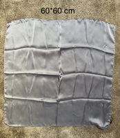 Foulard carré gris satiné Jcljewellery – 60x60 cm