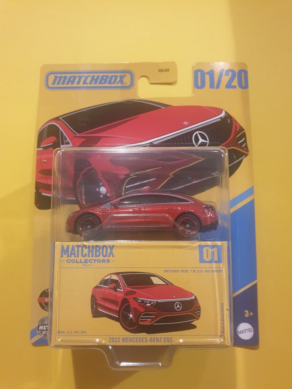 Matchbox Modellini d'auto: Matchbox 2022 MERCEDES-BENZ EQS – Nuovo e nell'imballaggio originale da Oftringen venduto da Rotor
