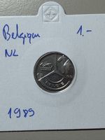 Belgique - 1 franc - 1989 en néerlandais 