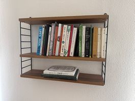 Poket String Regal, Wandregal, Bücherregal, Holz