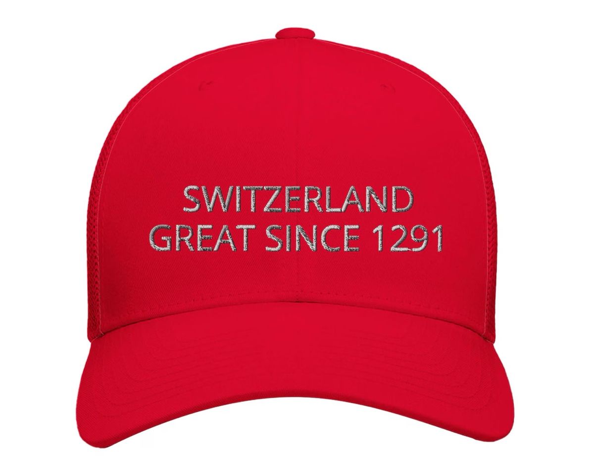 Copricapi, berretti & cappellini: Cap/Hut: Switzerland Great Since 1291 - das Original – Nuovo e nell'imballaggio originale da Unterseen venduto da Foix