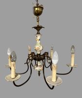 Vintage Dutch Porcelain Chandelier