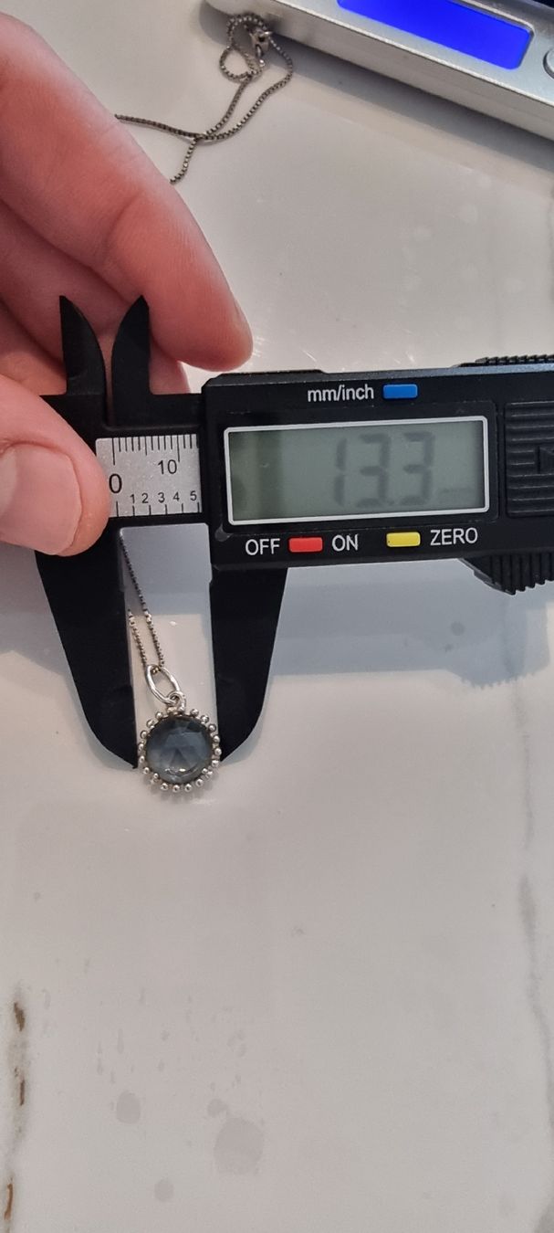 Catenine: Elegante Halskette aus Silber mit Stein – Usato da Kreuzlingen venduto da Vitali_93 6