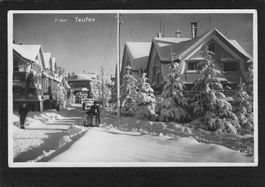 #Echtfotokarte Teufen im Winter, Phot. Hans Gross St.Fiden